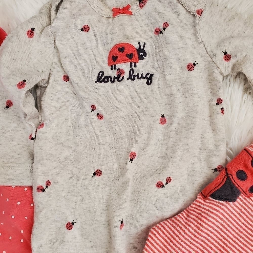 Carter's 3 piece Lady Bug Set - Picture 6 of 7